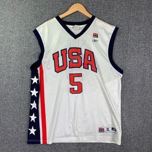 Vintage USA Basketball Jersey Men XL Jason Kidd Y2K 2000's Practice #5 Reebok